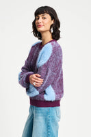 POM Amsterdam Pullovers SWEATER - Dots Plum