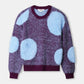 POM Amsterdam Pullovers SWEATER - Dots Plum