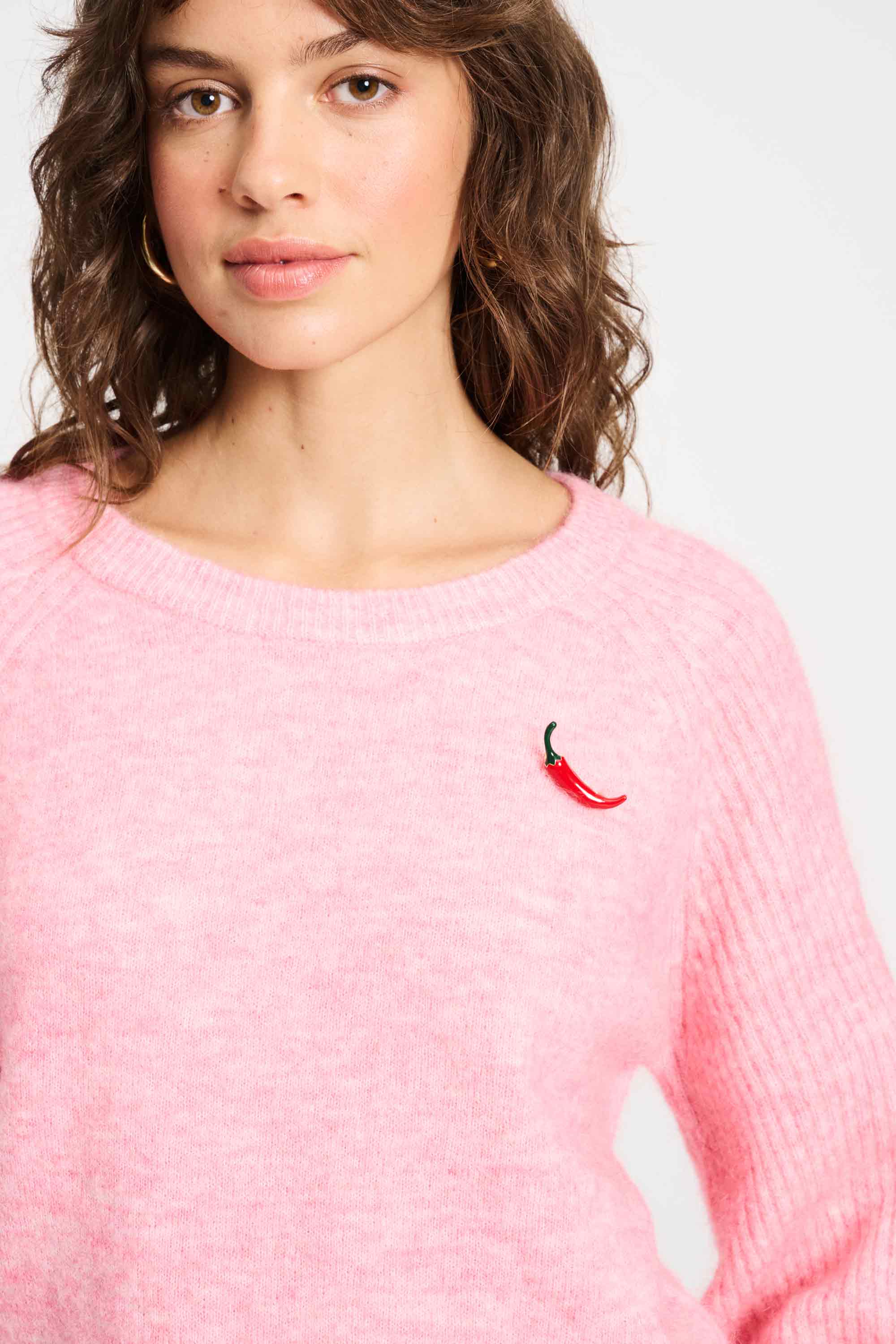 POM Amsterdam Pullovers SWEATER - Sweet Pink