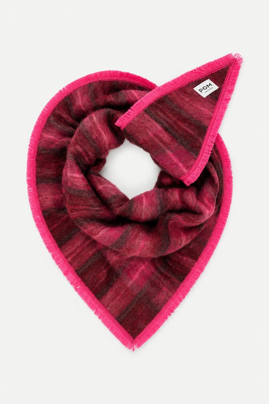 POM Amsterdam Scarves Pink / OS ÉCHARPE - Hero Check Pink