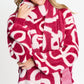 POM Amsterdam Scarves Red / OS ÉCHARPE - Lou Bow Burgundy Red