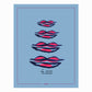 POM Amsterdam Shawls Blue / OS ECHARPE - Bisous