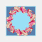 POM Amsterdam Shawls Blue / OS SHAWL - Urban Flora Blue Petite