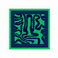 POM Amsterdam Shawls Green / OS SHAWL - Waves Green Petite