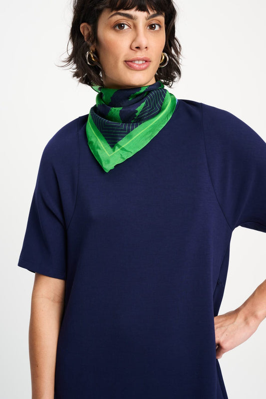 POM Amsterdam Shawls Green / OS SHAWL - Waves Green Petite