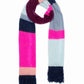 POM Amsterdam Shawls Multi colour / OS ECHARPE - Brushed Stripes Blue