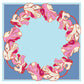 POM Amsterdam Shawls Multi colour / OS SHAWL - Urban Flora Blue