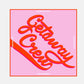 POM Amsterdam Shawls Pink / OS SHAWL - Getaway Crew Pink