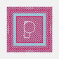 POM Amsterdam Shawls Pink / OS SHAWL - Stripe Bright Rose