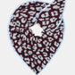 POM Amsterdam Shawls Purple / OS ECHARPE - Leopard Plum