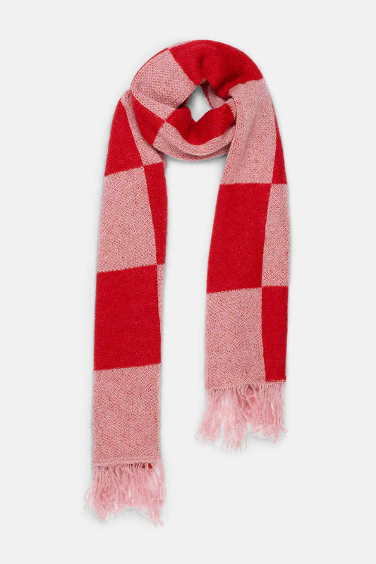 POM Amsterdam Shawls Red / OS ECHARPE - Checks