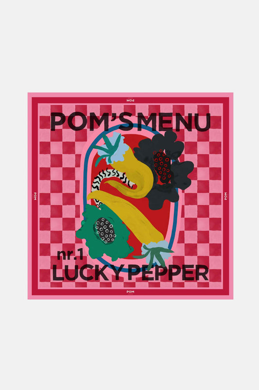 POM Amsterdam Shawls Red / OS ECHARPE - POM'S Menu