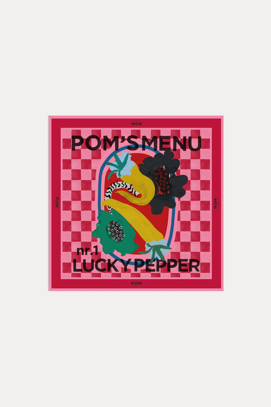 POM Amsterdam Shawls Red / OS ECHARPE - POM'S Menu Small