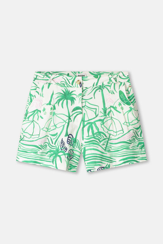 POM Amsterdam Shorts SHORTS - Beach Vibes Linen