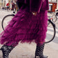 POM Amsterdam Skirts JUPE - Bella Dark Plum