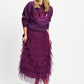 POM Amsterdam Skirts JUPE - Bella Dark Plum