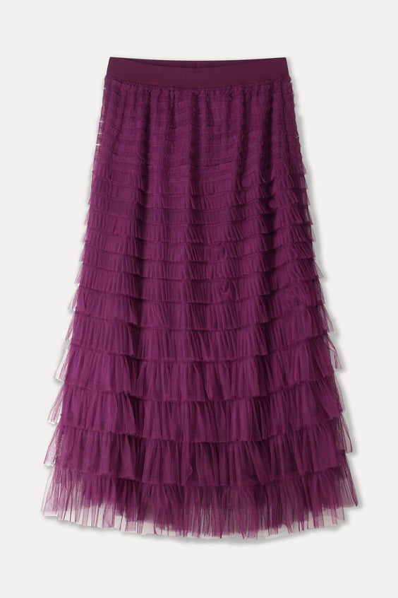 POM Amsterdam Skirts JUPE - Bella Dark Plum