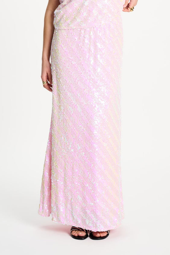 POM Amsterdam Skirts JUPE - Sequins Shell Pink