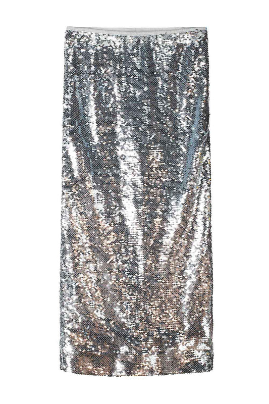 POM Amsterdam Skirts JUPE - Sequins Silver