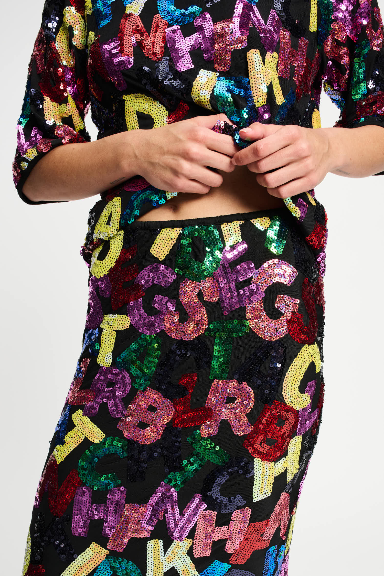 POM Amsterdam Skirts JUPE - Splashing Letters