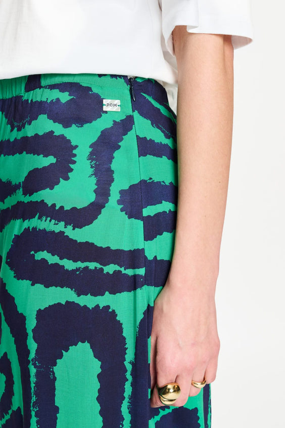 POM Amsterdam Skirts JUPE - Waves Green
