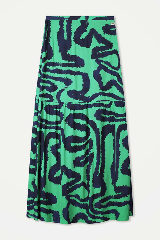 POM Amsterdam Skirts JUPE - Waves Green