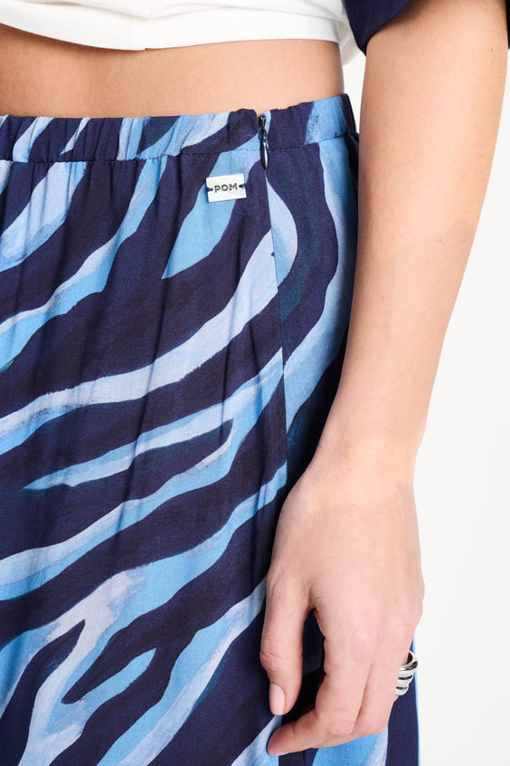 POM Amsterdam Skirts SKIRT - Animal Blue