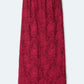 POM Amsterdam Skirts SKIRT - Holly Lace Burgundy Red