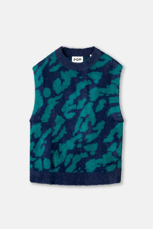 POM Amsterdam Spencers SPENCER - Shelly Animal Teal Green