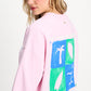 POM Amsterdam Sweaters SWEATER - At The Seaside Pink