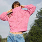 POM Amsterdam Sweaters SWEATER - Butterfly Rose Pink