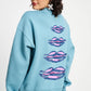 POM Amsterdam Sweaters SWEATER - Dawn Blue
