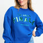 POM Amsterdam Sweaters SWEATER - Sophie The Grand Finale Cobalt Blue