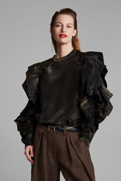 POM Amsterdam Tops Black / 34 TOP - Gloria