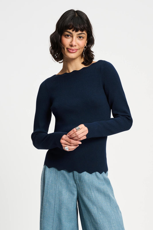 POM Amsterdam Tops Blue / 34 TOP - Bodhi Nightfall Blue