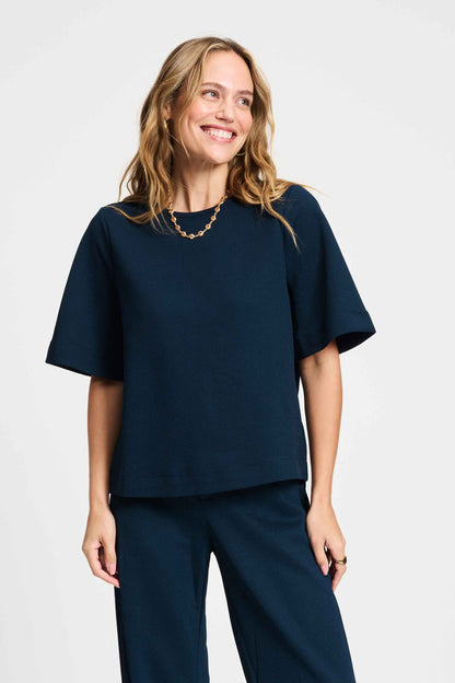 POM Amsterdam Tops Blue / 34 TOP - Meg Eternal Blue