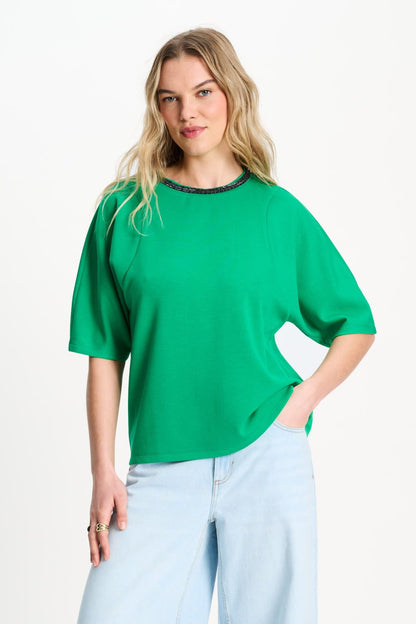 POM Amsterdam Tops Green / 34 TOP - Nena Palm Green