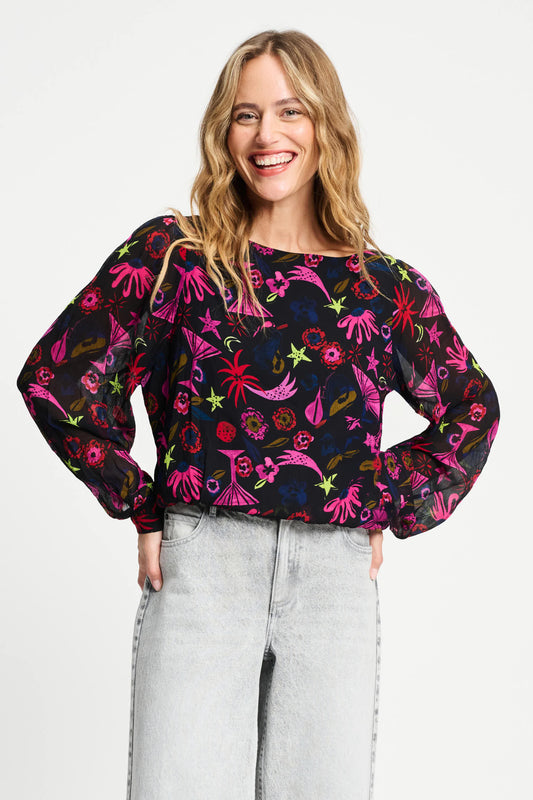 POM Amsterdam Tops Multi colour / 34 TOP - Party Delight