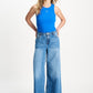 POM Amsterdam Tops TANKTOP - Rib Ocean Blue