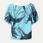POM Amsterdam Tops TOP - Artisan Blue Sequins