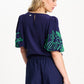 POM Amsterdam Tops TOP - Beach Vibes Tape Night Blue