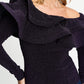 POM Amsterdam Tops TOP - Billie Shimmer Dark Plum