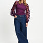 POM Amsterdam Tops TOP - Britt Dark Plum