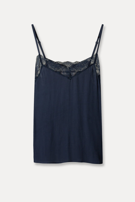 POM Amsterdam Tops TOP - Cami Dark Navy
