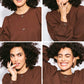 POM Amsterdam Tops TOP - Kaylee Chocolate Brown