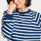 POM Amsterdam Tops TOP - Striped Blue White