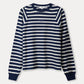 POM Amsterdam Tops TOP - Striped Blue White