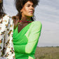 POM Amsterdam Tops TOP - Waterfall Vibrant Green