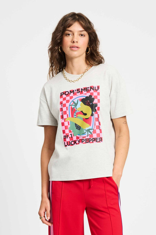 POM Amsterdam Tshirts Grey / 34 TSHIRT - Pom's Menu