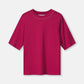 POM Amsterdam Tshirts T-SHIRT - Taylor Burgundy Red